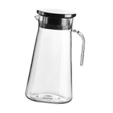 Maxbell Maxbell Juice Jug Home PC Cafe Heat Resistant Fridge with Handle Juice Water Pitcher 1.2L