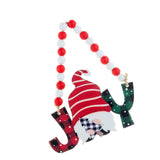 Maxbell Maxbell Christmas Sign Decor DIY Wood Pendants Crafts Decorative Xmas Decor for Home StyleG