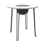 Maxbell Folding Barbecue Table Camping Fire Pit Table for Patio Home Garden Barbecue 70cmx80cm