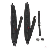 5 Set Accordion Shoulder Straps Belts 90x7.5cm Durable Accordion Parts Black