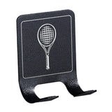 Maxbell Badminton Racket Hook Modern Wall Mounted Racket Rack for Bedroom Garage Gym for Tennis Racket