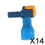Maxbell 14xWater Bag Replacement Piping Suction Nozzle With Switch Dust Proof Cap
