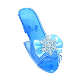 Maxbell Princess Dress up Shoes Dress up Kids Heels for Cosplay Role Playing Costume blue