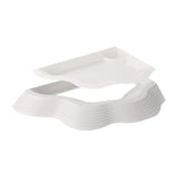 Maxbell Tortoise Water Dish Reusable Reptile Bathing Pool for Leopard Turtle White