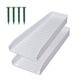 Maxbell Rain Downspout Splash Block Gutter Downspout Extensions for Lawn Garden Yard