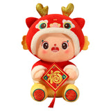 Maxbell Year of Dragons Plush Toy Cartoon Cuddly Lovely Plush Pillow for Children