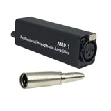 Portable Headphone Amplifier 3.5mm Headset Amplifier for Show Singing Travel