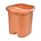 Maxbell Foot Bath Tub Sturdy Portable Feet Washing Basin for SPA Relaxation Pedicure orange
