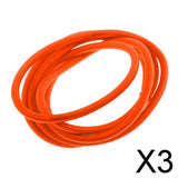 Maxbell 3x4mm Elastic Bungee Rope Marine Shock Cord - Tie Down Roof Racks 2m Orange