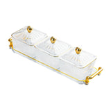 Maxbell Maxbell Dried Fruit Dish with Lid Snacks Container for Holiday Restaurant Countertop C