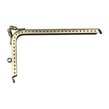 Maxbell 7 Shaped Metal Purse Frame Sturdy Retro Bag Sewing Kiss Lock Clasp Bag Frame 14.5cm