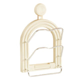 Maxbell Wall Mounted Pot Cover Rack Pot Lids Holder for Restaurant Cabinet Door Wall
