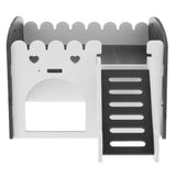 Maxbell Maxbell Cute Design Mini Small Animal Castle House Hamster Live Play House Black