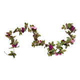 Maxbell Simulation Flower Vine Silk Flower Garland Wedding Decor Pink Purple
