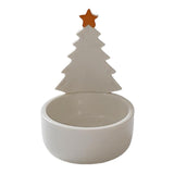 Maxbell Christmas Tealight Holder Candle Tray for Seasonal Table Centerpiece Festive Yellow Star