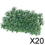 Maxbell 20x50pcs Green Scenery Landscape Model Crushed Leaves 1:50 Assembly Parts Kit