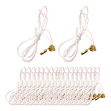 Maxbell 20x Pendant Extension Gifts DIY Chain Extender for Fan Cabinet Light Сamping Gold