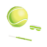 Maxbell Tennis Ball Piñata Sports Theme Party Supplies for Outdoor Activities Bridal