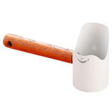 Maxbell Cat Dog Food Spoon Carbon Steel Pet Food Scooper for Puppy and Small Dogs Cats White