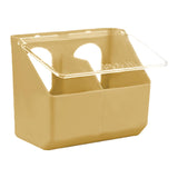 Maxbell Pigeon Feeder Cage Mount Heavy Duty Hanging Box for Cockatiels Ducks Pigeons Khaki