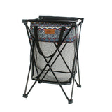 Maxbell Maxbell Outdoor Storage Basket Laundry Net Pocket Dirty Clothes Bag & Bracket Small