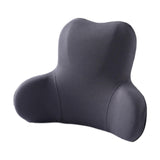 Memory Foam Lumbar Support Pillow Breathable Office Waist Pillow Accessories Gray