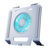 Maxbell Laptop Stand with Cooling Fan Stable Practical for Bedroom Apartments Travel Gray
