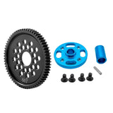 Maxbell RC Replacement Parts Sturdy Metal RC Gears for TT02 54500 RC Car RC Crawler 66T