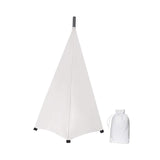 Maxbell DJ Light Speaker Stand Cover Lighting Tripod Stand Scrim for Events Weddings White 2 Sides