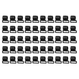 Maxbell 50Pcs Tent Pole Clips Sturdy Tents Hanging Clip for Securing Car Roof Marine 20mm