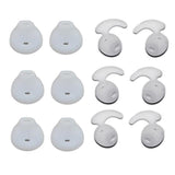 Maxbell 6 Pairs Silicone Gel Earbuds Eartips Caps For Samsung Galaxy S6 S7 White - Aladdin Shoppers