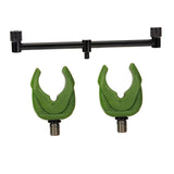 Maxbell Aluminum Alloy Fishing Rod Butt Rest Fishing Buzz Bar Carp Equipment Gear 31cm Arm Green - Aladdin Shoppers