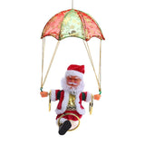 Maxbell Maxbell Santa Claus Toy Electric Parachute Creative Christmas Tree Hanging Ornament