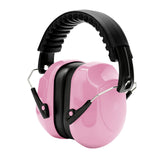 Maxbell Noise Reduction Earmuff Adjustable for Lawn Mowing Workshop Construction Pink