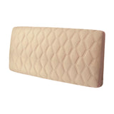 Maxbell Bed Headboard Slipcover Removable Decor Protector for Dorm Room Bedroom Home Deep Beige