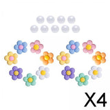 Maxbell 4xBeach Bag Flower Charms Accessories Stylish Beach Totes Accessories Inserts, Style E