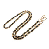 Purse Handbag Handle Shoulder Bag Replacement Chain Bag Strap Gold+Black