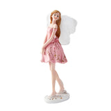 Maxbell European Angel Princess Figurine Girl Statue for Living Room Entryway Office Style C