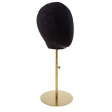 Maxbell 2PCS Suede Cork Mannequin Head Hat Rack Cap Wig Toupee Holder Display Stand