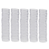 Maxbell 200pcs Clear Round Plastic Coin Capsules Container Storage Holder Case 38mm