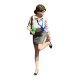 Maxbell 1:64 Scale People Figurine Resin Street People Figure for Miniature Projects white collar