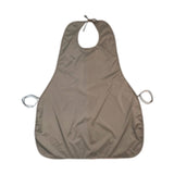 Maxbell Adults Bib Portable Premium for Women Men Easy to Use Elderly Adults Eat Bib Brown