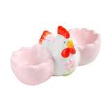 Maxbell Easter Egg Cup Figurine Kitchen Gadget Egg Stand for Lunch Home Decor Dinner A