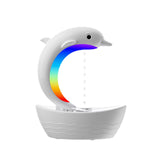 Maxbell Dolphin Humidifier for Home Office Waterless Auto Off Essential Oil Diffuser White