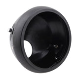 Maxbell Motorcycle Headlight Housing Sturdy DIY Modified for Motorbike Fittings Black