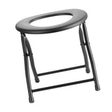 Maxbell Foldable Commode Chair Space Saving Supplies Stool for Elderly Women Seniors