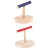 Maxbell 4 x Bird Desk Stand Training Stand Perch For Small Medium Large Birds Parrot