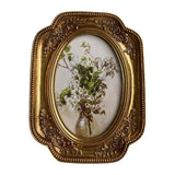 Maxbell Vintage Picture Frame Retro Photo Gallery Art for Wall Hanging Table Hallway Gold