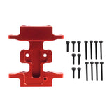 Maxbell RC Center Gearbox Mount Plate Part Toy 1:24 RC Car Transmission Bottom Mount red