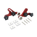 Maxbell 2x Aluminum Alloy Board Table Metal Table Saws Bearing Wheel Pressing Feeder